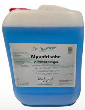 Dr. Rauwald Alpenfrische Alkoholreiniger 10 Liter Kanister