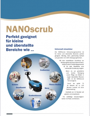 Scheuersaugmaschine Clean Track FloorLine Nanoscrub inklusive Batterie