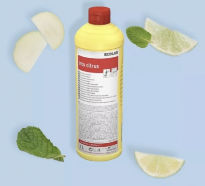 ECOLAB Into® Citrus Sanitär-Kraftreiniger 12 x 1 Liter Flasche